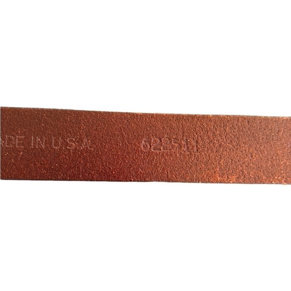 NEW Michael Kors Brown Leather Belt with Gold Buckle Size 34 Medium - Picture 8 of 10